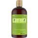 Shea Moisture Moringa & Avocado Power Greens Shampoo 384ML etiket fles Shea Moisture Moringa & Avocado Power Greens Shampoo 384ML etiket fles