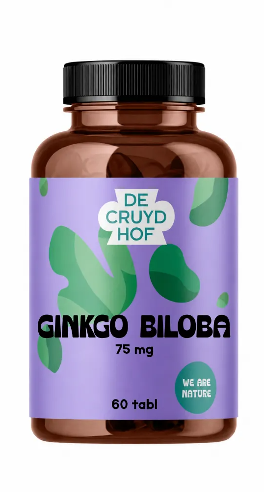 De Cruydhof Cruydhof Ginkgo Biloba 75mg Tabletten 60TB