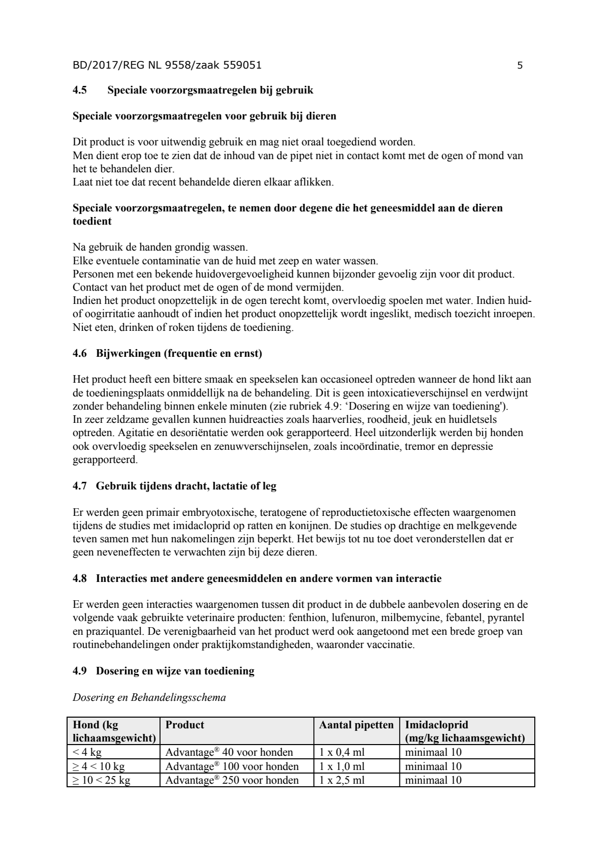 Hond afbeelding van document #5, instructions