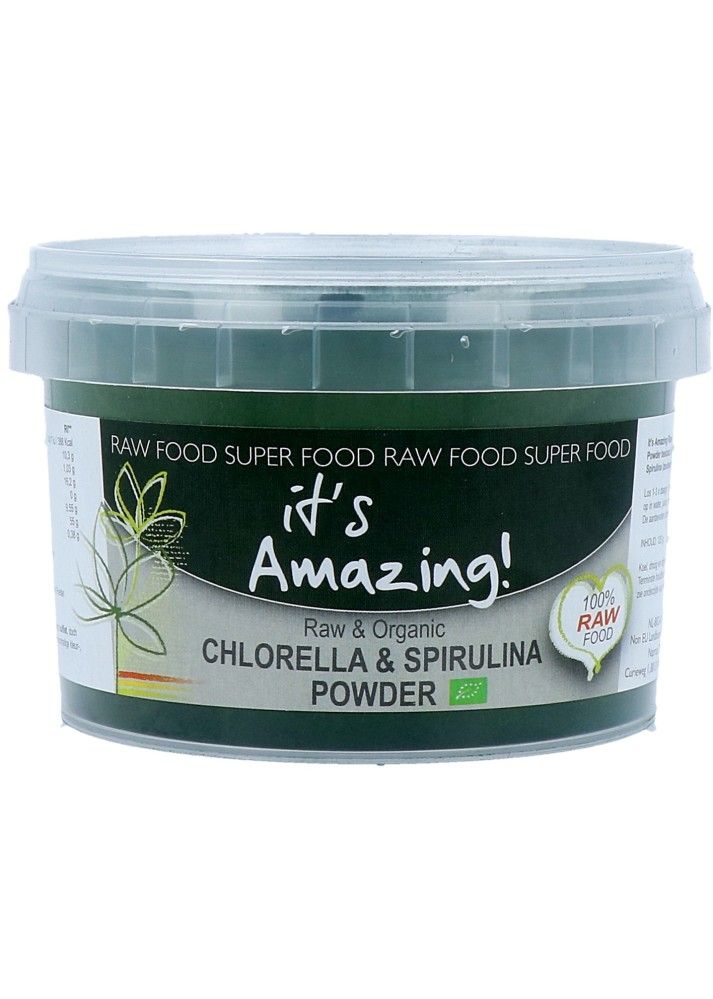 Its Amazing It's Amazing Bio Chlorella & Spirulina Poeder 125GR