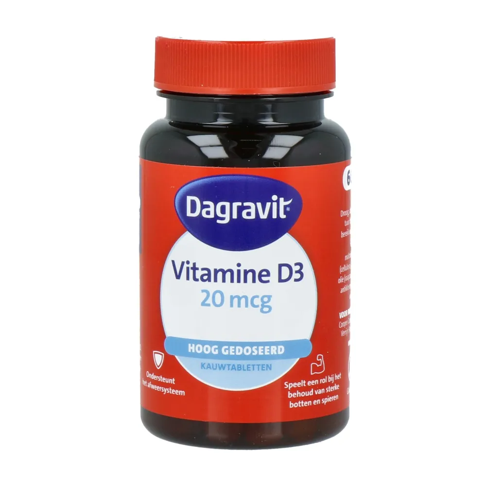 Dagravit Vitamine D 20mcg Tabletten