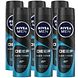 Nivea Men Deep Black Carbon Beat Anti-Transpirant Spray Voordeel 6x150ML