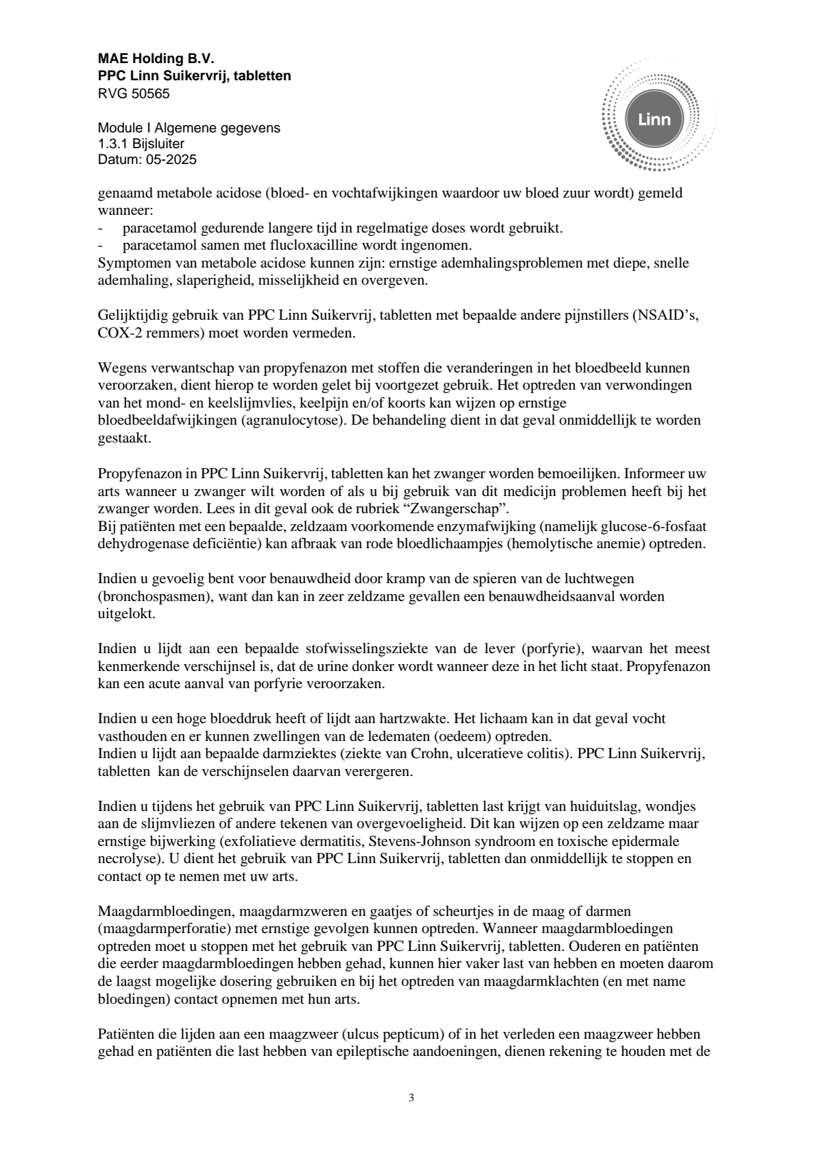PPC Tabletten afbeelding van document #3, leaflet