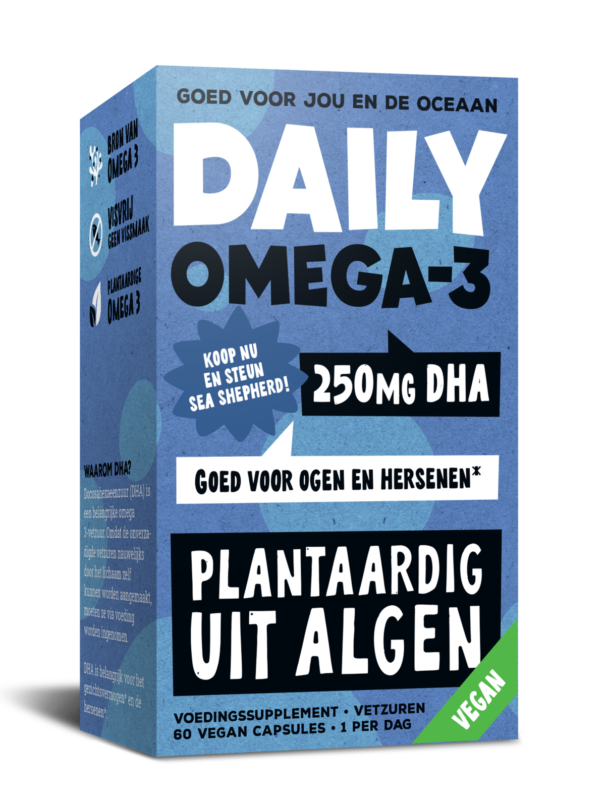 Daily Omega-3 250mg DHA Vegan Capsules afbeelding