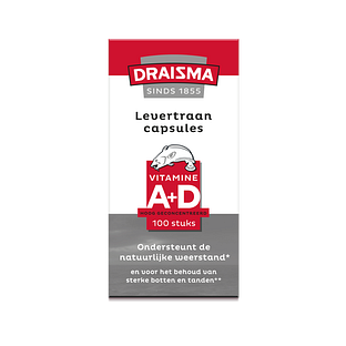 Draisma Vitamine A + D Levertraancapsules 100CP