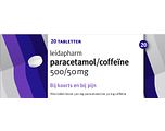 Leidapharm Paracetamol Coffeine Tabletten 20TB Leidapharm Paracetamol Coffeine Tabletten 20TB