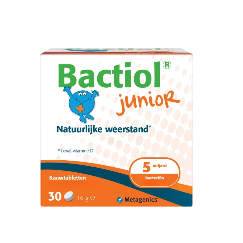 Metagenics Bactiol Junior Kauwtabletten