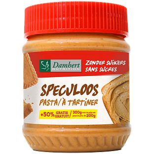 Damhert Speculoos Pasta Zonder Suiker 220GR