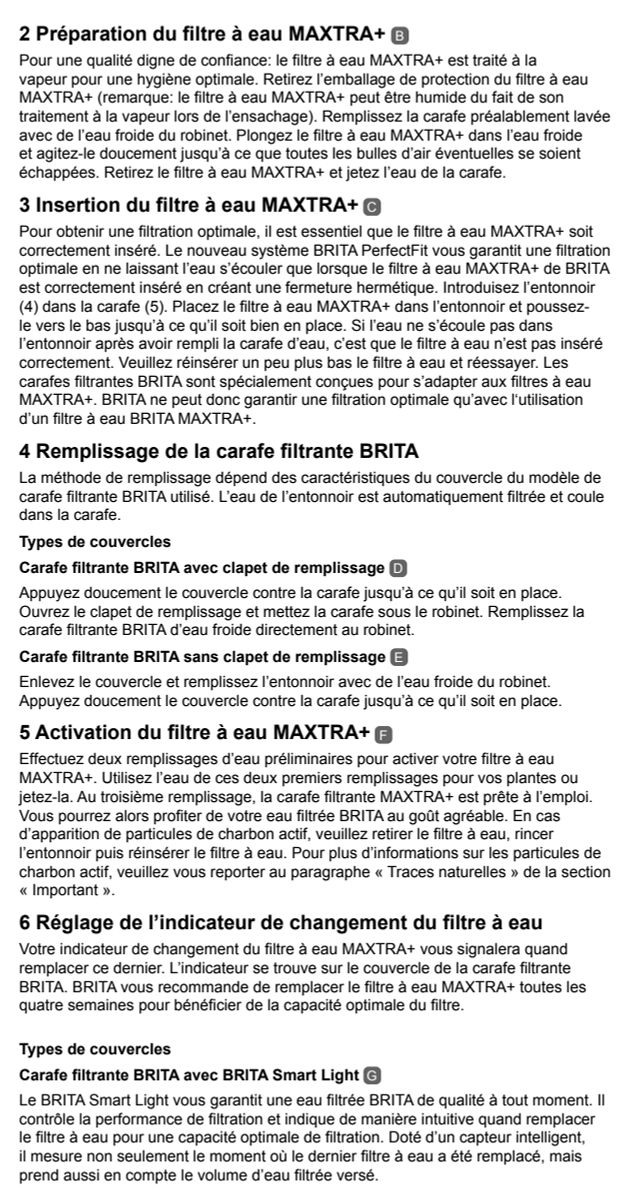 Waterfilterkan Marella Wit + 1 Maxtra Filterpatroon afbeelding van document #10, instructions