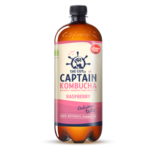 The GUTsy Captain Kombucha Raspberry 1LT