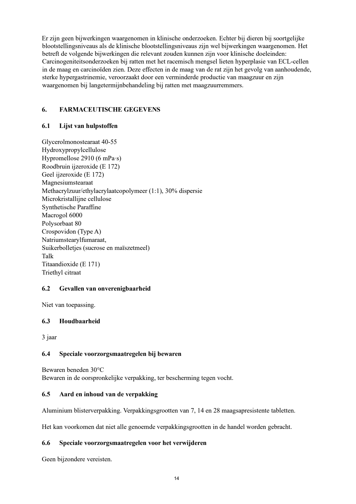 Control Tabletten - voor brandend maagzuur afbeelding van document #14, leaflet