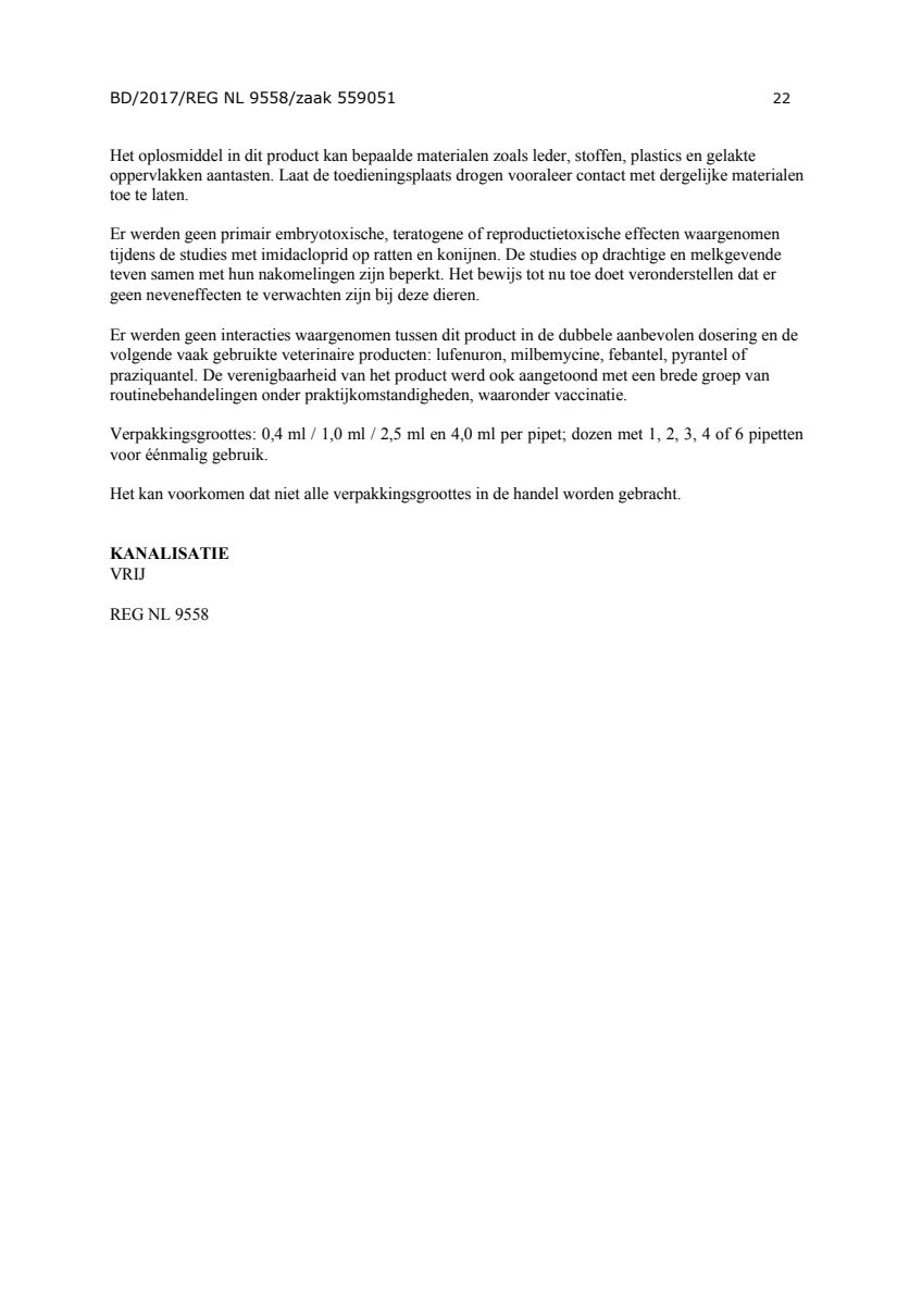 Hond afbeelding van document #22, instructions