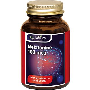 All Natural Melatonine 100 mcg Tabletten 500TB
