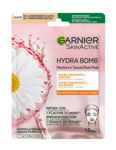Garnier SkinActive Hydra Bomb Sheetmask Kamille afbeelding