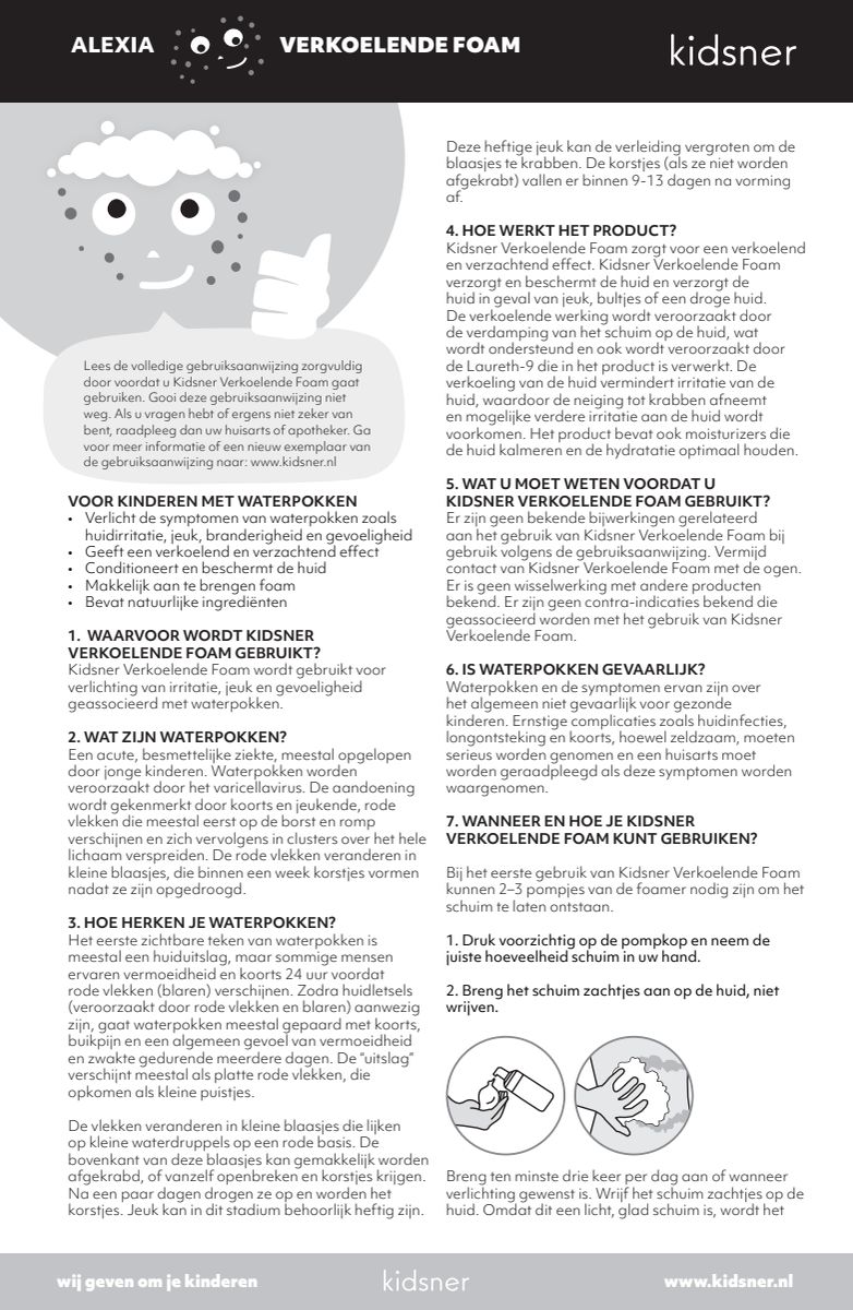 Waterpokken Foam & Badgel Combi afbeelding van document #1, instructions