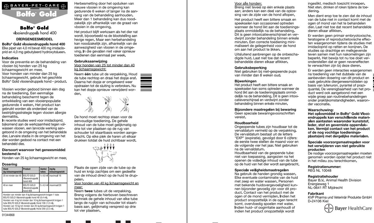 Gold Druppels Hond 400 afbeelding van document #1, instructions