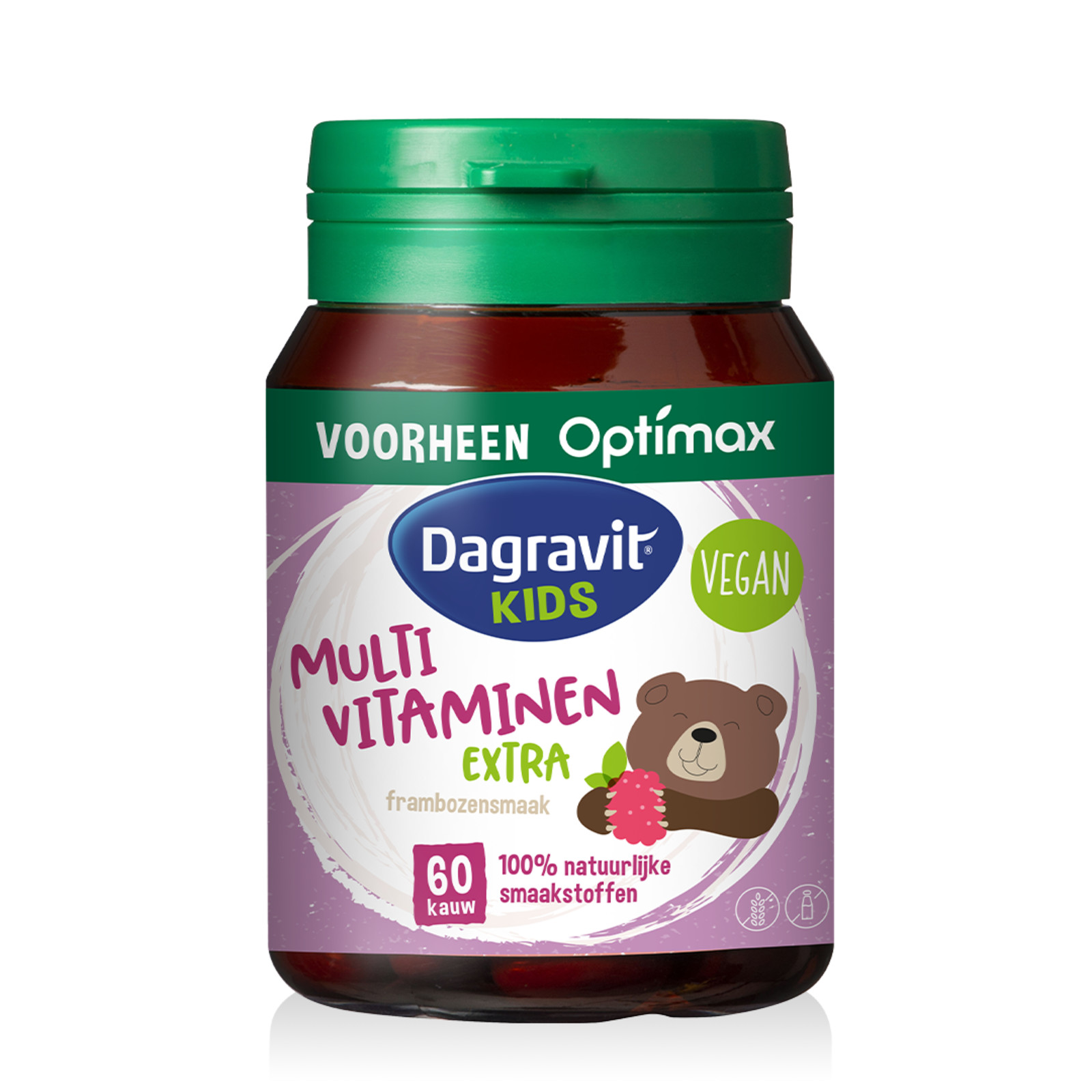 Dagravit Kids Multivitaminen Kauwtabletten Frambozen 60KTB