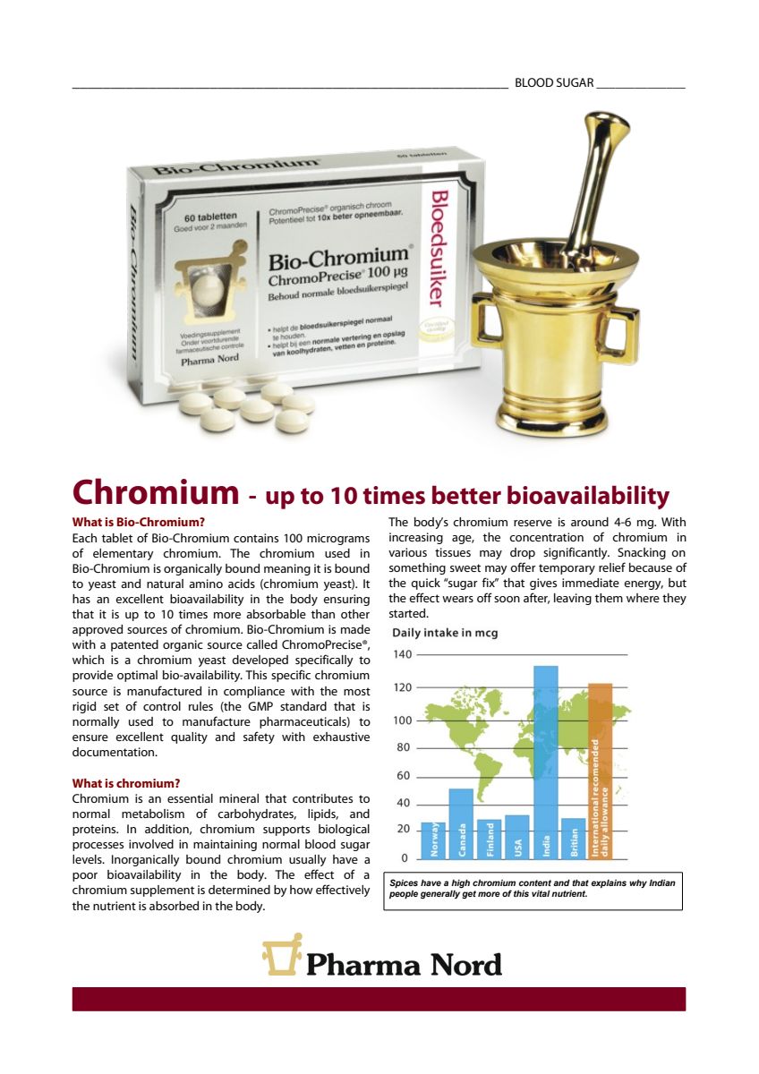 Bio-Chromium Bloedsuiker Tabletten afbeelding van document #1, info_folder