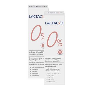 Lactacyd Intieme Wasgel 0% Multiverpakking 2x250ML