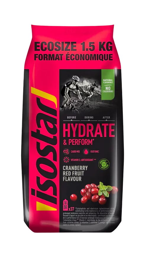 Isostar Hydrate & Performe Cranberry Poeder 1500GR