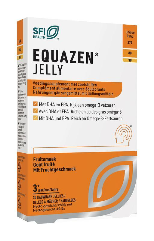 Equazen Jelly Omega 3 & 6 Vetzuren Kauwbare Jellies afbeelding