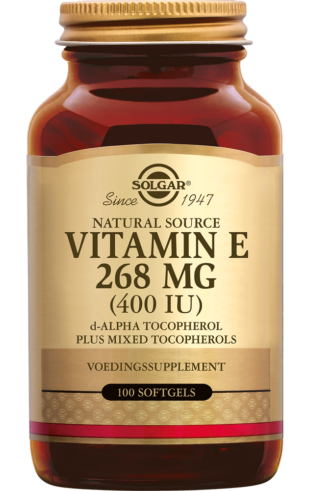 Solgar Vitamine E 268 mg/400 IU Complex Softgels afbeelding 1