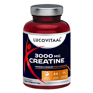 Lucovitaal Creatine 3000mg Tabletten 180ST