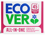Ecover All-In-One Vaatwastabletten Wrapper Free 45ST
