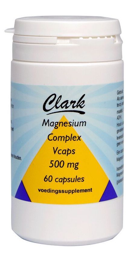 Clark Magnesiumcomplex 500mg Capsules afbeelding