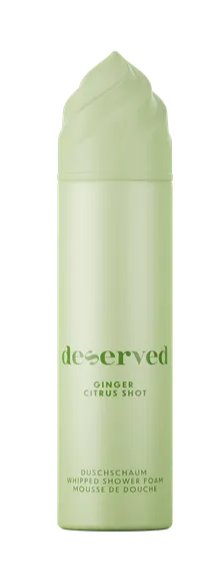 Deserved Whipped Shower Foam Ginger Citrus Shot afbeelding