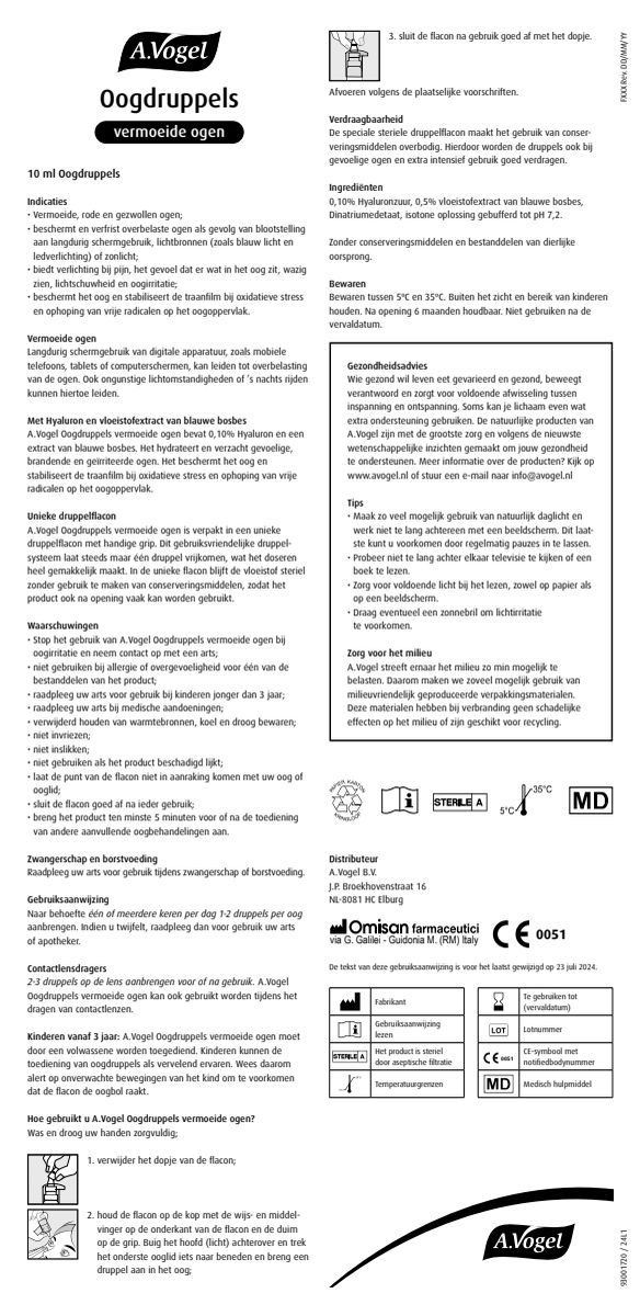 Oogdruppels Vermoeide Ogen afbeelding van document #1, instructions