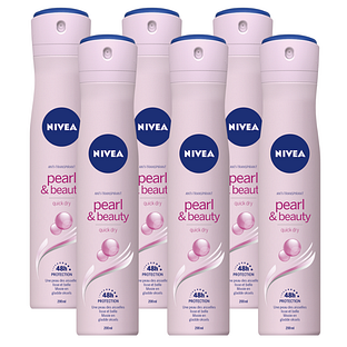 Nivea Pearl &amp; Beauty Anti-transpirant Voordeelverpakking 6x200ML