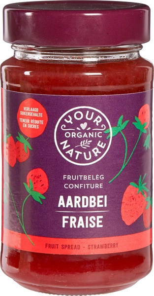 Your Organic Nature Fruitbeleg Aardbei afbeelding 1
