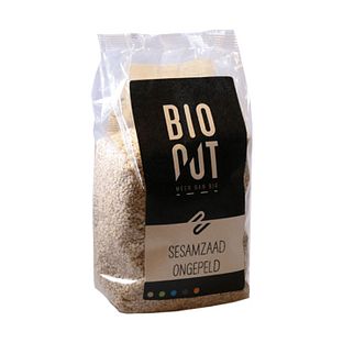BioNut Biologisch Sesamzaad Ongepeld 500GR BioNut Biologisch Sesamzaad Ongepeld 500GR