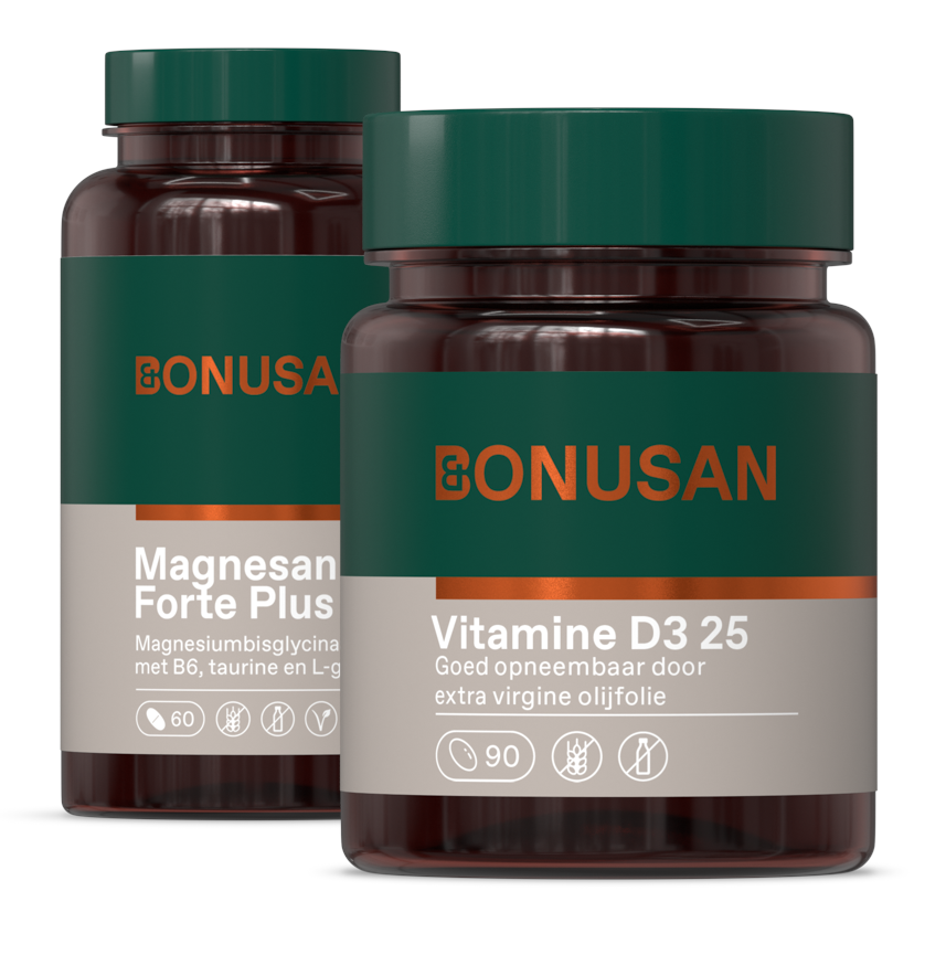 Bonusan Magnesan Forte Plus + Vitamine D3 25mcg/1000 IE Combiset