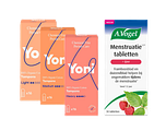 A.Vogel Menstruatie tabletten en Yoni Tampons Combi 4st A.Vogel Menstruatie tabletten en Yoni Tampons Combi 4st