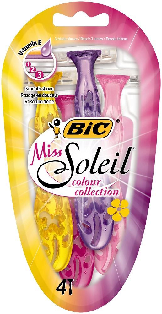 Bic Miss Soleil Colour Collection Wegwerpscheermesjes afbeelding