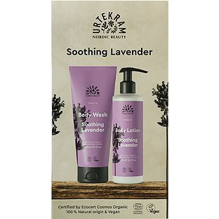 Urtekram Soothing Lavender Body Wash & Body Lotion Giftset 1ST