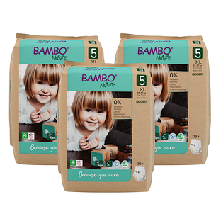 Bambo Nature Maat 5 Luierbroekjes XL Multiverpakking 3x19ST
