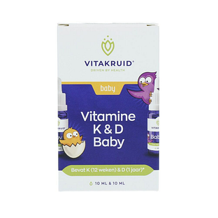 Vitakruid Vitamine K en D Baby druppels 20ML