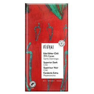 Vivani Edel Bitter Chili 70% Cacao Reep 80GR Vivani Edel Bitter Chili 70% Cacao Reep 80GR