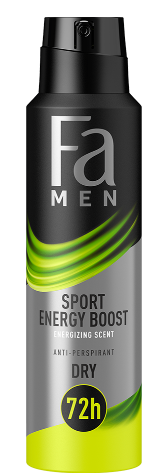 Fa Men Sport Energy Boost Antiperspirant Spray afbeelding