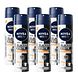 Nivea Men Black & White Invisible Ultimate Impact Deodorant Spray Voordeelverpakking 6x150ML