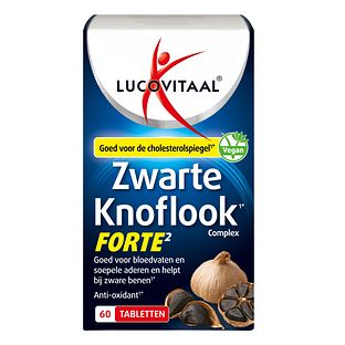 Lucovitaal Zwarte Knoflook Forte Tabletten 60TB Lucovitaal Zwarte Knoflook Forte Tabletten 60TB