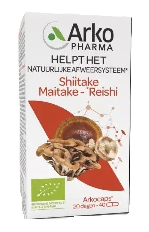 Arkocaps Shiitake Maitake Reishi Capsules 40CP