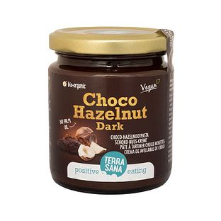 TerraSana Choco-Hazelnootpasta Dark 250GR