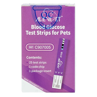 Testjezelf.nu Alievepet Blood Glucose Test Strips Huisdier 25ST Testjezelf.nu Alievepet Blood Glucose Test Strips Huisdier 25ST