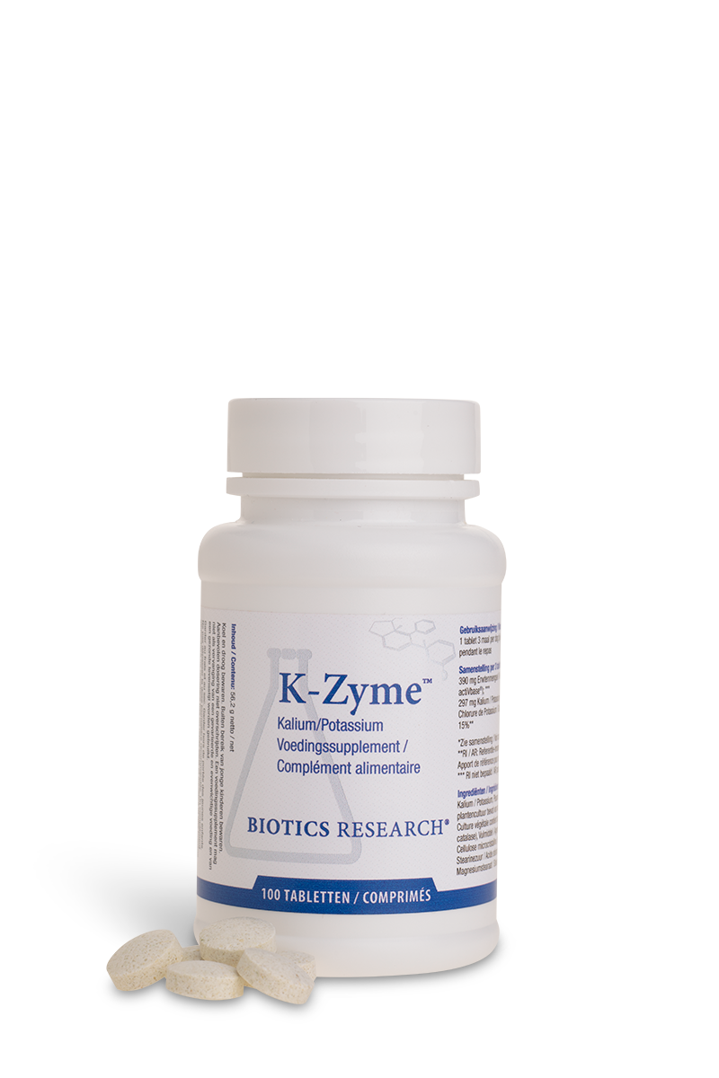 Biotics K-Zyme (kalium 99mg) Tabletten 100TB