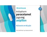 Leidapharm Paracetamol Zetpil 240mg 10ST Leidapharm Paracetamol Zetpil 240mg 10ST