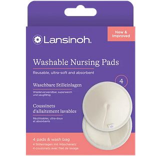 Lansinoh Wasbare Zoogkompressen 4ST
